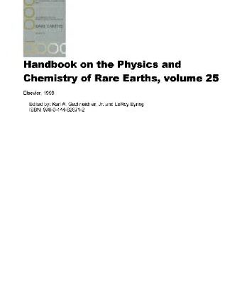 خرید و دانلود نسخه کامل کتاب Handbook on the Physics and Chemistry of Rare Earths. vol.25