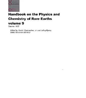 خرید و دانلود نسخه کامل کتاب Handbook on the Physics and Chemistry of Rare Earths. vol. 9