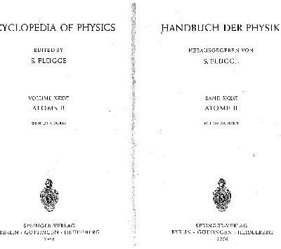 خرید و دانلود نسخه کامل کتاب Handbuch der Physik. Atome 2