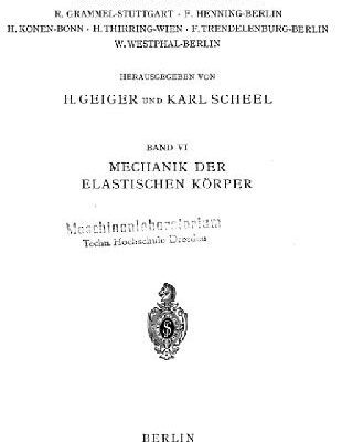 خرید و دانلود نسخه کامل کتاب Handbuch der Physik: Mechanik der Elastischen Korper (Band VI)