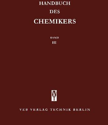 خرید و دانلود نسخه کامل کتاب Handbuch des Chemikers – Band 3