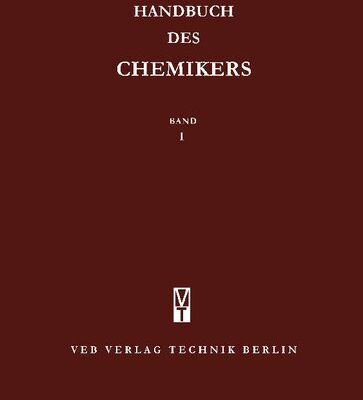 خرید و دانلود نسخه کامل کتاب Handbuch des Chemikers – Band I