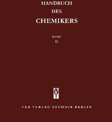 خرید و دانلود نسخه کامل کتاب Handbuch des Chemikers – Band II
