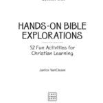 خرید و دانلود نسخه کامل کتاب Hands-On Bible Explorations: 52 Fun Activities for Christian Learning