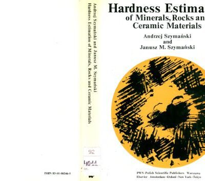 خرید و دانلود نسخه کامل کتاب Hardness estimation of minerals, Rocks and ceramic materials
