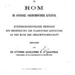 خرید و دانلود نسخه کامل کتاب Haus und Hof in Rom im Spiegel griechischer Kultur