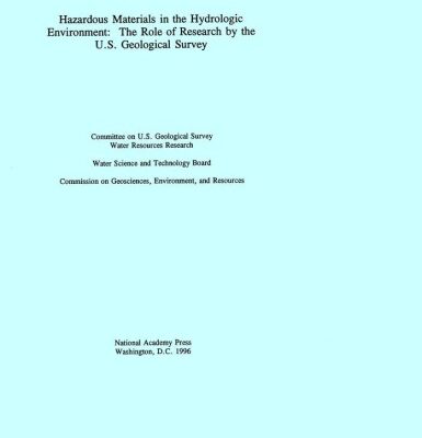 خرید و دانلود نسخه کامل کتاب Hazardous materials in the hydrologic environment the role of research by the U.S. Geological Survey