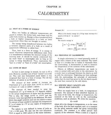 خرید و دانلود نسخه کامل کتاب HCV Chapter 25 Calorimetry Concepts of Physics H C Verma IIT JEE Part 2 various Engineering Entrance Exams