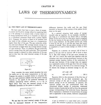 خرید و دانلود نسخه کامل کتاب HCV Chapter 26 Laws of Thermodynamics Concepts of Physics H C Verma IIT JEE Part 2 various Engineering Entrance Exams