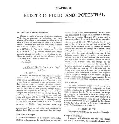 خرید و دانلود نسخه کامل کتاب HCV Chapter 29 Electric Field and Potential Concepts of Physics H C Verma IIT JEE Part 2 various Engineering Entrance Exams