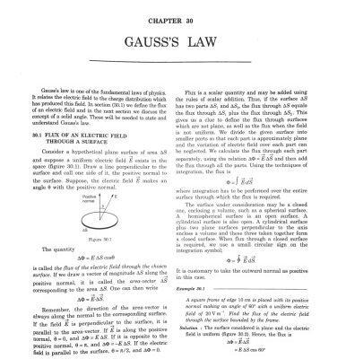 خرید و دانلود نسخه کامل کتاب HCV Chapter 30 Gauss Law Concepts of Physics H C Verma IIT JEE Part 2 various Engineering Entrance Exams
