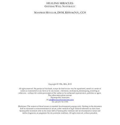 خرید و دانلود نسخه کامل کتاب HEALING MIRACLES: GETTING WELL NATURALLY