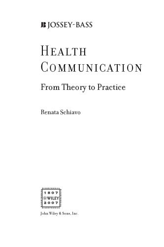 خرید و دانلود نسخه کامل کتاب Health Communication: From Theory to Practice (J-B Public Health Health Services Text) – Key words: health communication, public health, health behavior, behavior change communications_68bb1cdbb19df.jpeg خرید و دانلود نسخه کامل کتاب Health Communication: From Theory to Practice (J-B Public Health Health Services Text) – Key words: health communication, public health, health behavior, behavior change communications