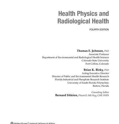 خرید و دانلود نسخه کامل کتاب Health Physics and Radiological Health