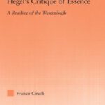 خرید و دانلود نسخه کامل کتاب Hegel’s Critique of Essence: A Reading of the Wesenslogik (Studies in Philosophy)