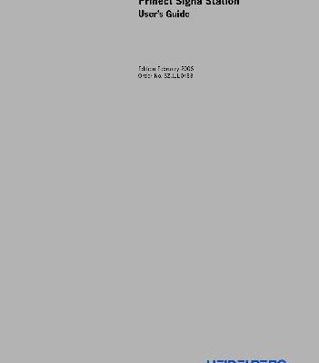 خرید و دانلود نسخه کامل کتاب Heidelberg Prinect Signastation