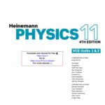 خرید و دانلود نسخه کامل کتاب Heinemann Physics 11