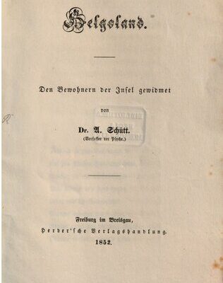 خرید و دانلود نسخه کامل کتاب Helgoland ; den Bewohnern der Insel gewidmet