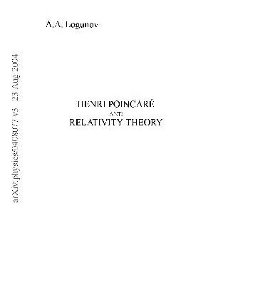 خرید و دانلود نسخه کامل کتاب Henri Poincare and Relativity Theory