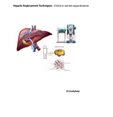 خرید و دانلود نسخه کامل کتاب Hepatic Replacement Techniques; Cliche or Adrem Appurtenances