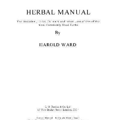 خرید و دانلود نسخه کامل کتاب Herbal Manual
