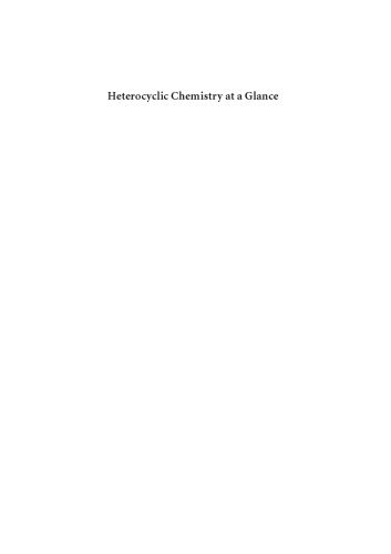 خرید و دانلود نسخه کامل کتاب Heterocyclic Chemistry at a Glance, Second Edition_68d3140899b1e.jpeg خرید و دانلود نسخه کامل کتاب Heterocyclic Chemistry at a Glance, Second Edition