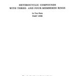خرید و دانلود نسخه کامل کتاب Heterocyclic Compounds With Three- And Four-Membered Rings (The Chemistry of Heterocyclic Compounds, Volume 19)