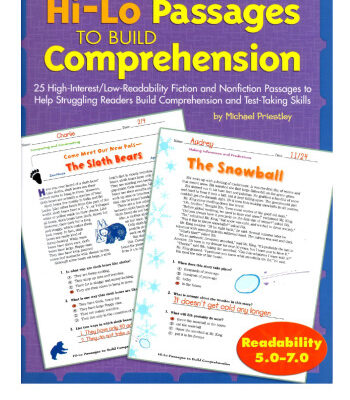 خرید و دانلود نسخه کامل کتاب Hi-Lo Passages to Build Comprehension: Grades 7-8
