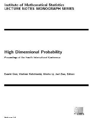خرید و دانلود نسخه کامل کتاب High dimensional probability: proc. of the fourth international conference
