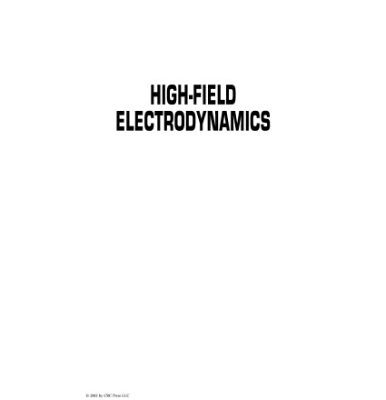 خرید و دانلود نسخه کامل کتاب High-field electrodynamics