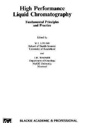 خرید و دانلود نسخه کامل کتاب High performance liquid chromatography