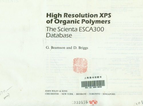 خرید و دانلود نسخه کامل کتاب High Resolution XPS of Organic Polymers: The Scienta ESCA300 Database_68be76c93001b.jpeg خرید و دانلود نسخه کامل کتاب High Resolution XPS of Organic Polymers: The Scienta ESCA300 Database