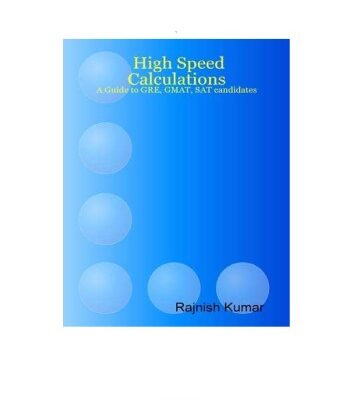 خرید و دانلود نسخه کامل کتاب High Speed Calculations – A Guide to GRE, GMAT, SAT candidates
