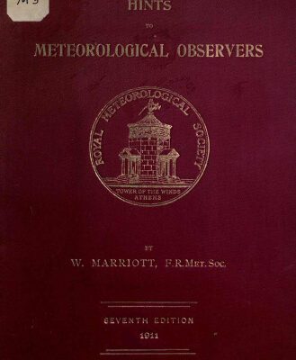 خرید و دانلود نسخه کامل کتاب Hints to meteorological observers