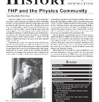 خرید و دانلود نسخه کامل کتاب History of Physics Newsletter
