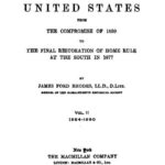 خرید و دانلود نسخه کامل کتاب History of the United States from the Compromise of 1850 to the Final Restoration of Home Rule at the South in 1877. Volume 2: 1854-1860