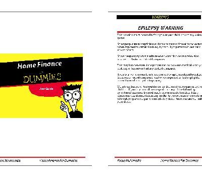 خرید و دانلود نسخه کامل کتاب Home Finance For Dummies