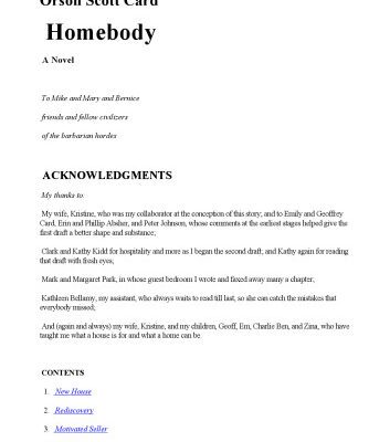 خرید و دانلود نسخه کامل کتاب Homebody: A Novel