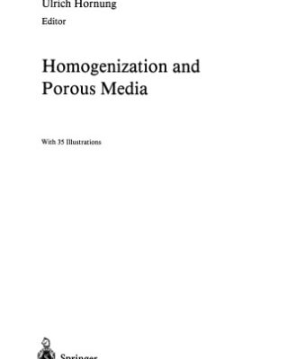 خرید و دانلود نسخه کامل کتاب Homogenization and Porous Media