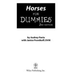 خرید و دانلود نسخه کامل کتاب Horses For Dummies (For Dummies (Pets))