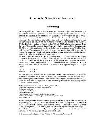 خرید و دانلود نسخه کامل کتاب Houben-Weyl Methods in Organic Chemistry: Organosulfur Compounds
