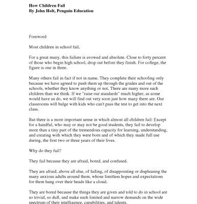 خرید و دانلود نسخه کامل کتاب How Children Fail (Classics in Child Development)