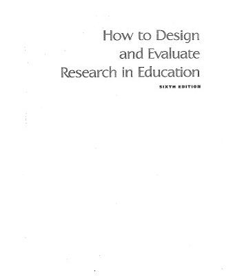 خرید و دانلود نسخه کامل کتاب How to Design and Evaluate Research in Education