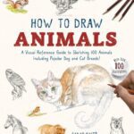 خرید و دانلود نسخه کامل کتاب How to Draw Animals: A Visual Reference Guide to Sketching 100 Animals Including Popular Dog and Cat Breeds! (with Over 800 Illustrations)