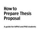 خرید و دانلود نسخه کامل کتاب How to Prepare Thesis Proposal