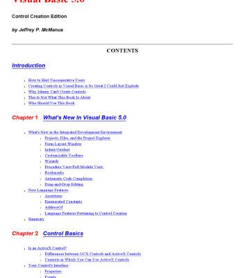 خرید و دانلود نسخه کامل کتاب How to program Visual Basic 5.0: control creation edition
