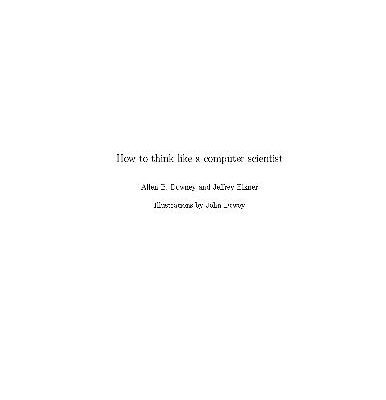 خرید و دانلود نسخه کامل کتاب How to think like a computer scientist