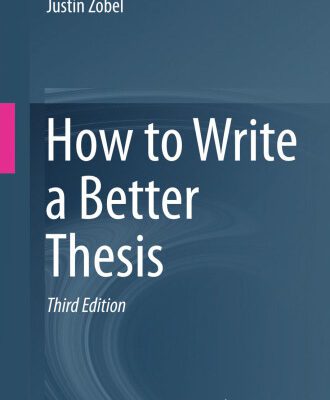 خرید و دانلود نسخه کامل کتاب How to Write a Better Thesis
