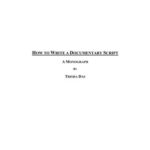 خرید و دانلود نسخه کامل کتاب How to write a Documentary script