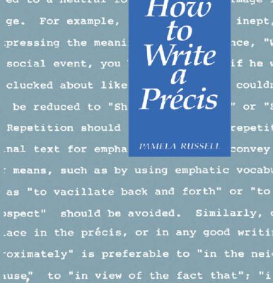 خرید و دانلود نسخه کامل کتاب How to write a précis
